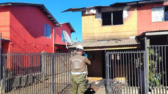 Hombre que quemó la casa de su hermana en Cauquenes queda en prisión preventiva