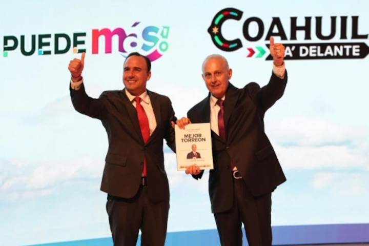 Gobernador de Coahuila asiste al Primer Informe del alcalde de Torreón