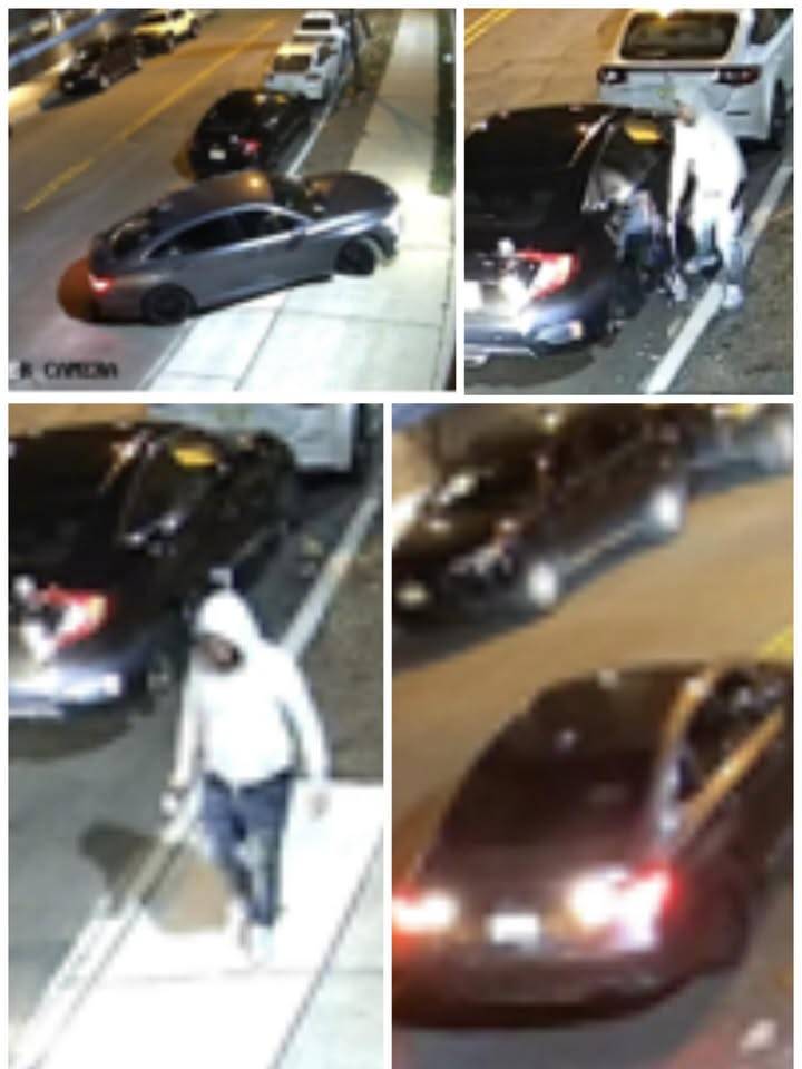 Newark thief swipes all four tires leaves car on crates