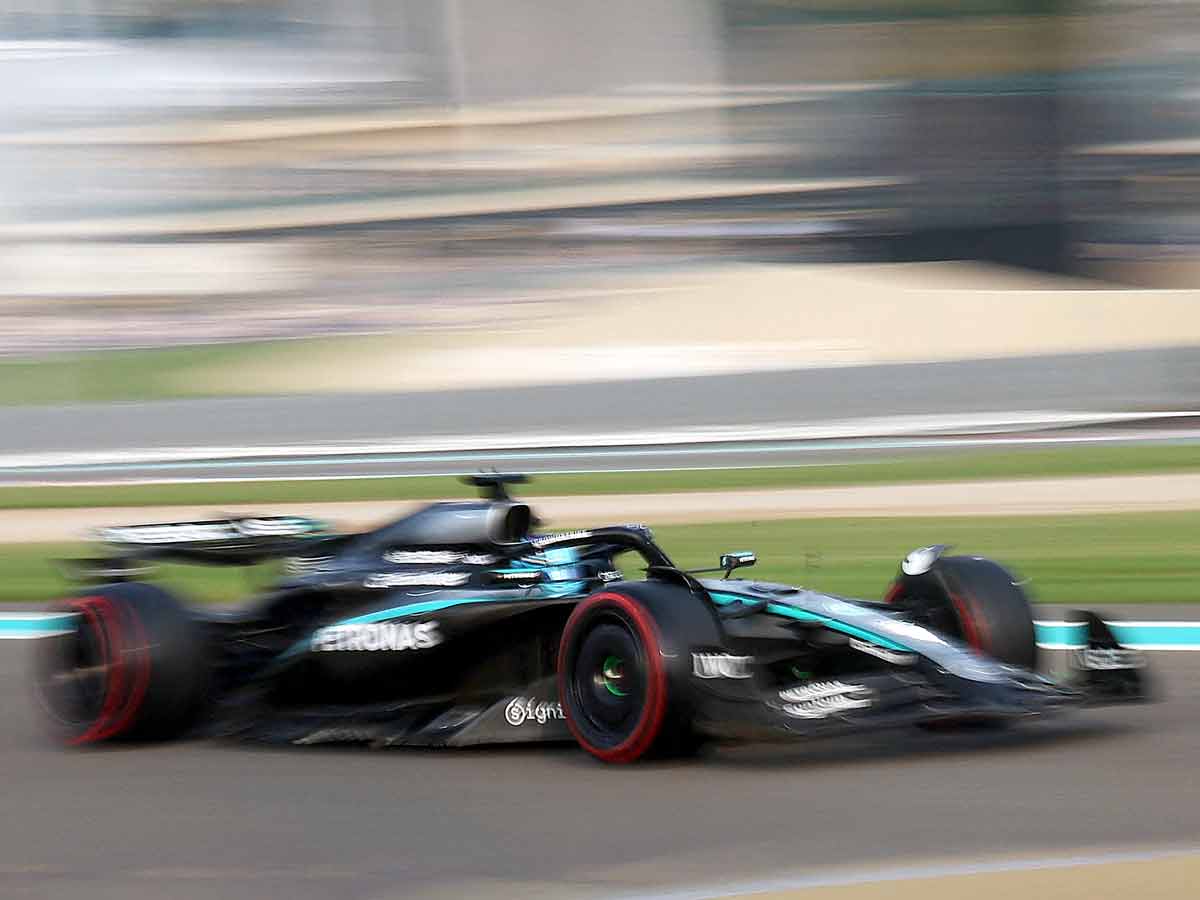 Russell sorprende y se queda la 3ª práctica del GP de Abu Dhabi