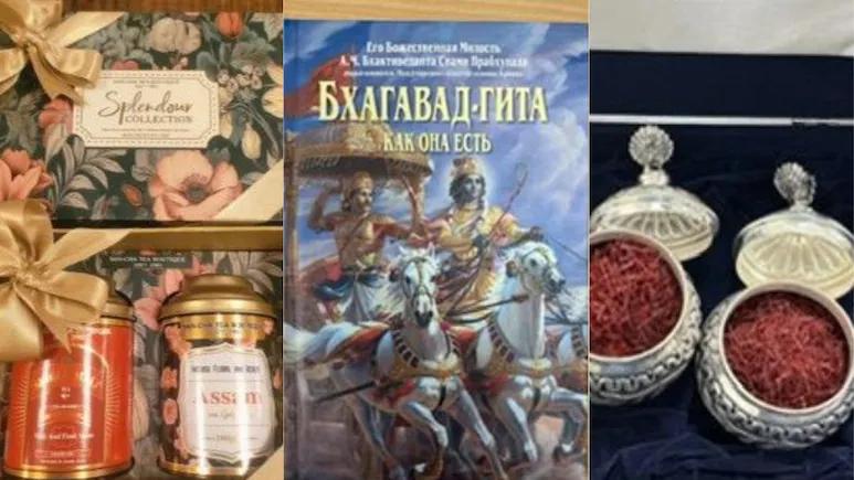 From Bhagvad Gita To Assam Tea: Check Out PM Modi’s Bouquet Of Gifts To Vladimir Putin
