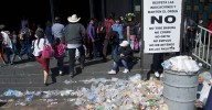 Más de 1000 toneladas de basura tras peregrinación del Día de la Virgen