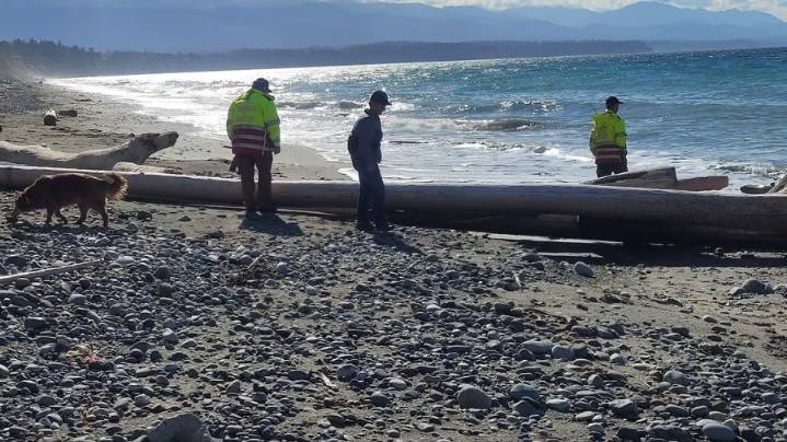 Human remains found inside sneaker on Clallam County beach