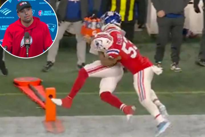 Patriots' Christian Elliss addresses Jaxson Dart hit that sparked skirmish