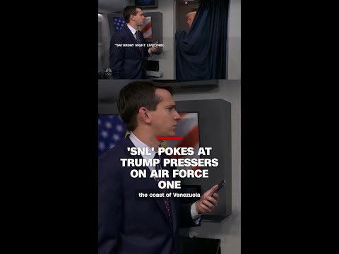 'SNL' pokes at Trump pressers on Air Force One