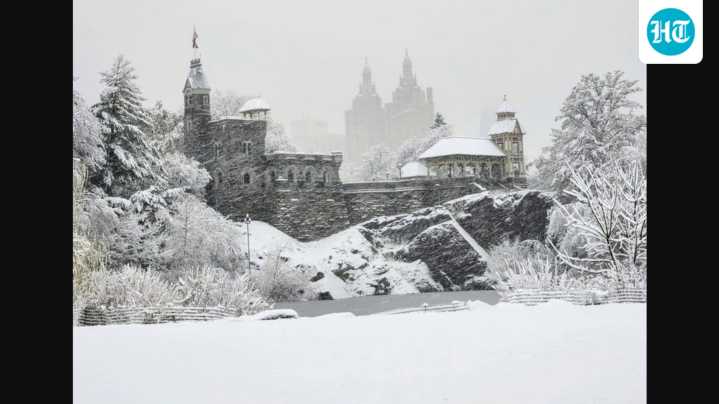Watch: NYC’s major snowfall turns Central Park into magical winter wonderland