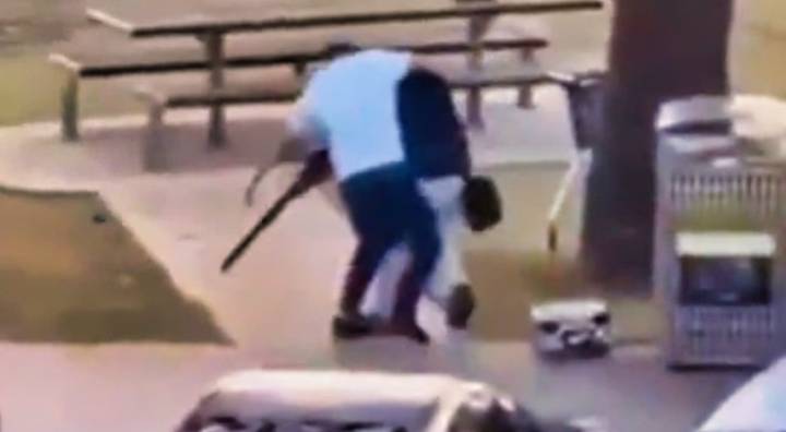 Stunning Footage Shows Unarmed Bystander Heroically Tackling Terrorist & Disarming Him During Bondi Beach Mass Shooting In Australia [VIDEO]