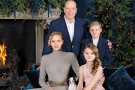 Prince Albert and Princess Charlene Share 2025 Christmas Card with Twins and Dog