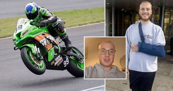 Scots Superbike star breaks silence on horror crash that left him in coma