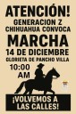 Generación Z Chihuahua convoca a nueva marcha por el campo y contra la violencia