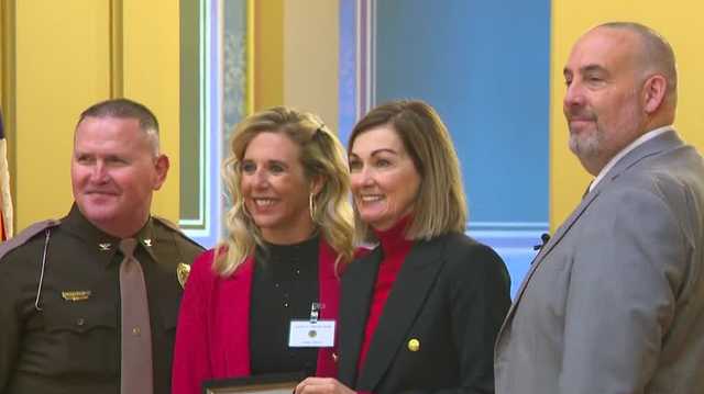 Four Iowans honored during annual Governor's Lifesaving Awards