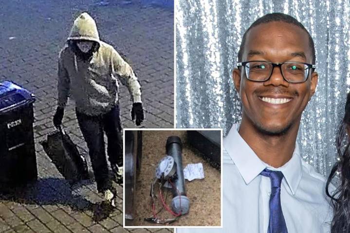 Accused DC pipe-bomber Brian Cole Jr.'s face unmasked for first time after arrest in resurfaced photo