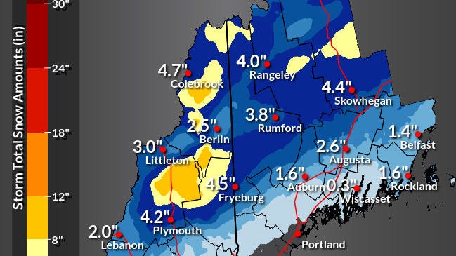 NH expected to get more snow today, but not on the Seacoast