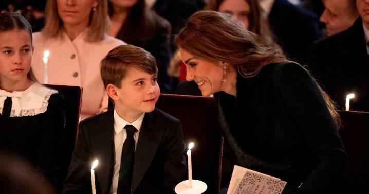Prince Louis steals the show in adorable moment with his mum at carol concert