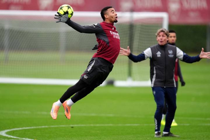 Gabriel Jesus could make long-awaited return in Arsenal’s clash with Club Brugge