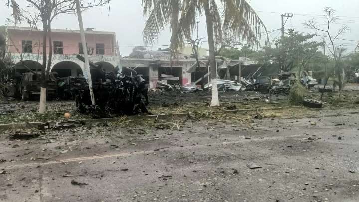 Michoacán: 5 muertos por ataque con explosivos a base de Policía Comunitaria de Coahuayana