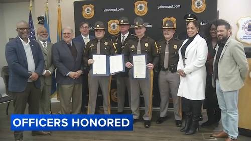 New Castle County officers praised for thwarting University of Delaware attack