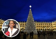Salmantinos y turistas opinan sobre la decoración navideña: la catedral y el árbol de la Plaza entre los favoritos