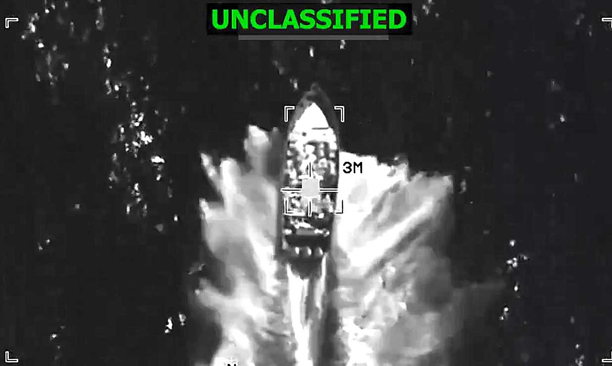 Estados Unidos suma una «narcolancha» destruida mas en el Pacífico, ya van 22