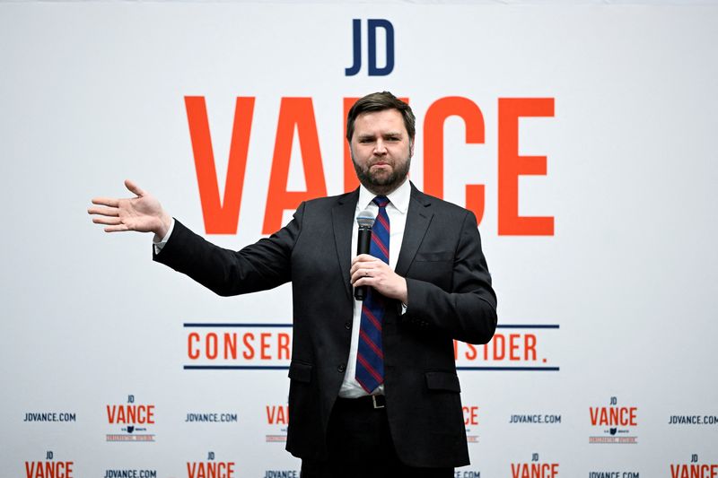 US Supreme Court weighs challenge to campaign spending curbs in JD Vance case