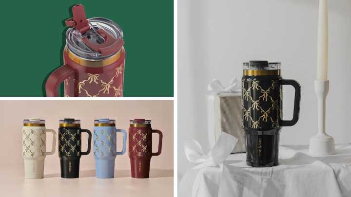 Thyme + Table Luna Tumbler with Handle and Dual Straw Lid Walmart