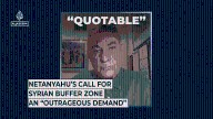 Netanyahu’s call for Syrian buffer zone an “outrageous demand”
