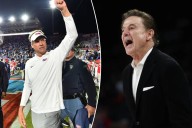 Rick Pitino takes jab at broken college football after Lane Kiffin