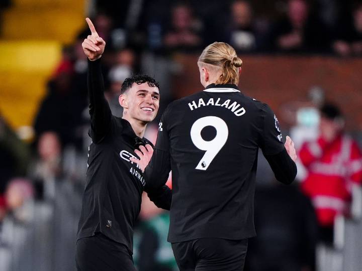 Erling Haaland reaches milestone as Man City hold on to win nine