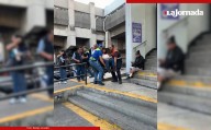 Doce lesionados por caída múltiple en escaleras eléctricas de Línea 9 del Metro