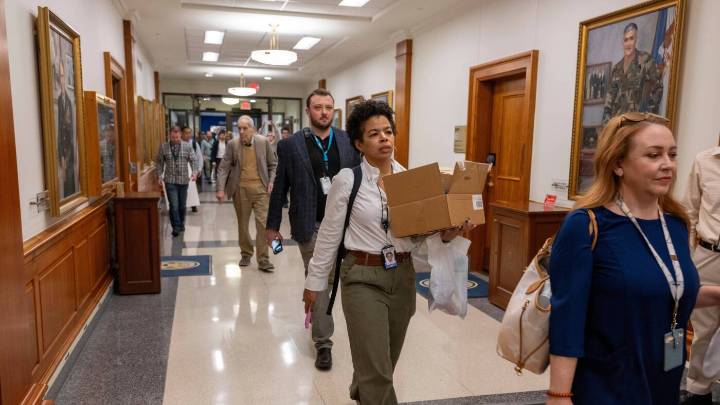 New York Times sues Defense Secretary Hegseth over media policy : NPR