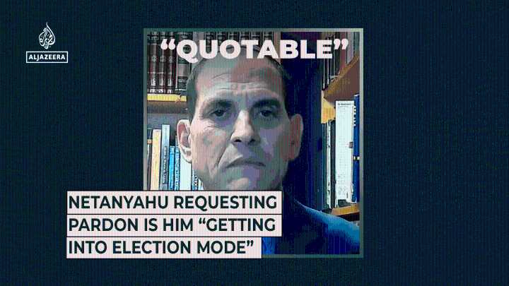 Netanyahu requesting pardon is him “getting into election mode”
