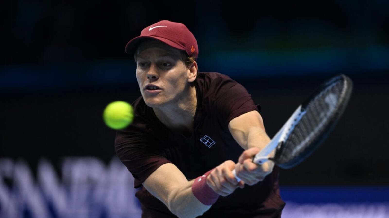 The former world number one pictured training with Jannik Sinner ahead of the 2026 season