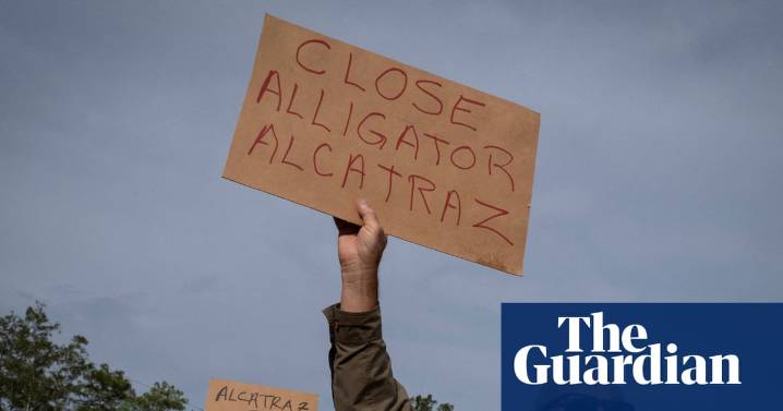 ‘Alligator Alcatraz’ detainees face human rights violations, report alleges