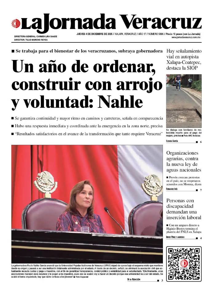 Portada del 4 de diciembre de 2025