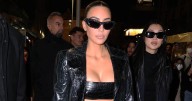 Kim Kardashian's Lacy Bra Under Gucci Dress Steals the Show