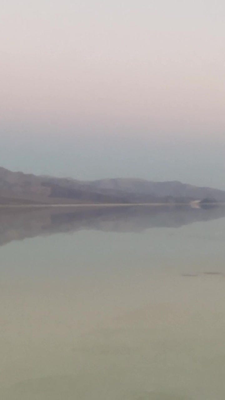 Lake Manly reappears in Death Valley after record rain