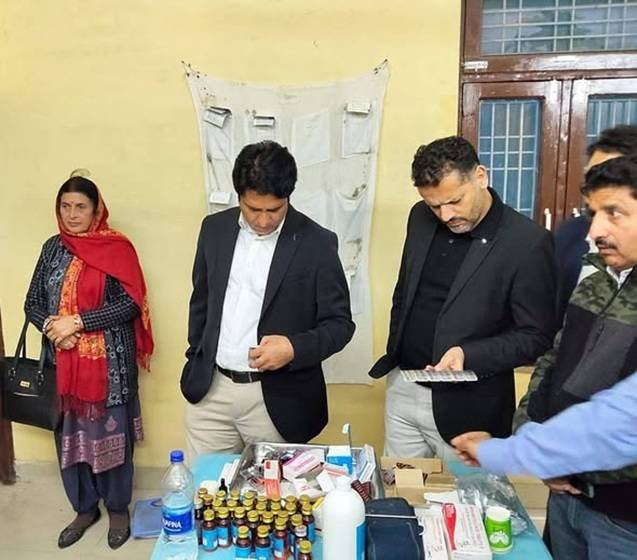Mission Director NHM J&K & Director Health Services Jammu conducts a surprise visit to Primary Health Centre's