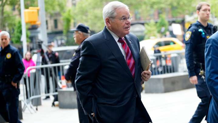 Ex-Sen. Menendez permanently banned from public office, rules judge