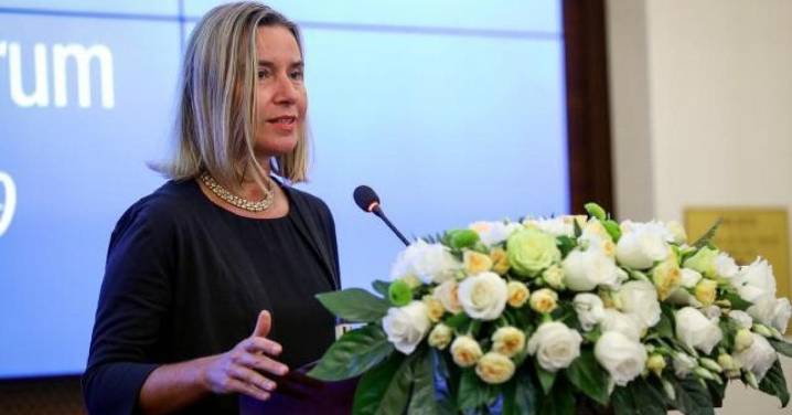 Federica Mogherini y otras dos personas, detenidas por fraude en fondos europeos