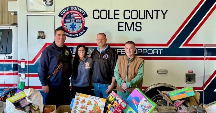 Cole County EMS toy drive fills seven ambulances