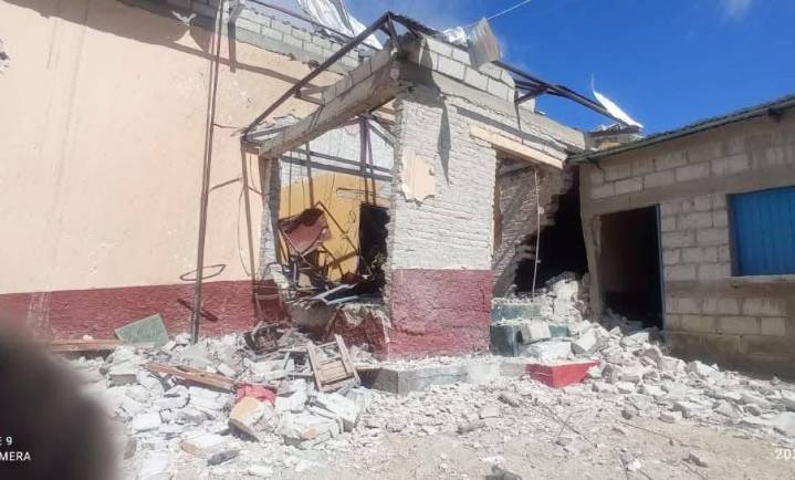 Ocho personas lesionadas tras explosión de pirotecnia en templo de La Trinitaria