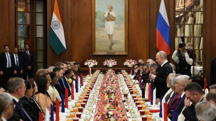 Russia, India working together to establish fairer world order: Putin at Rashtrapati Bhavan banquet