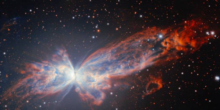 Telescope captures stunning new picture of a cosmic butterfly