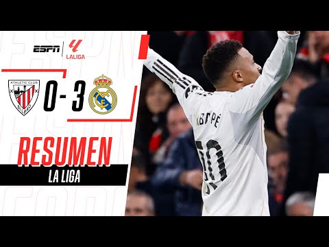 Real Madrid vs. Athletic Club (3-0): video, resumen y goles por LaLiga