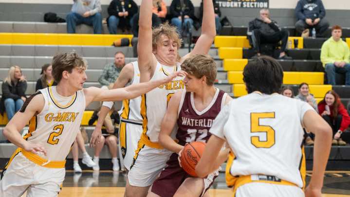 Photos of Dec. 13 Garfield and Waterloo boys basketball game.