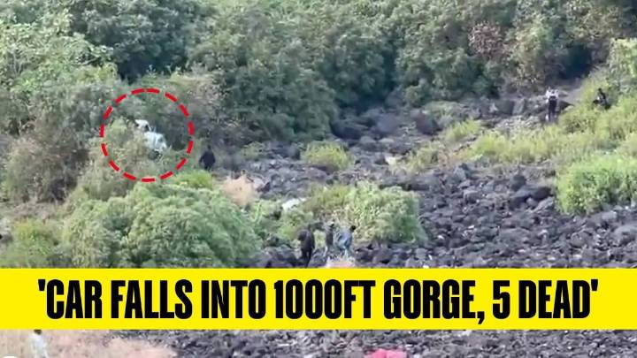 Car Falls Into Gorge in Maharashtra’s Nashik, 5 Dead India News
