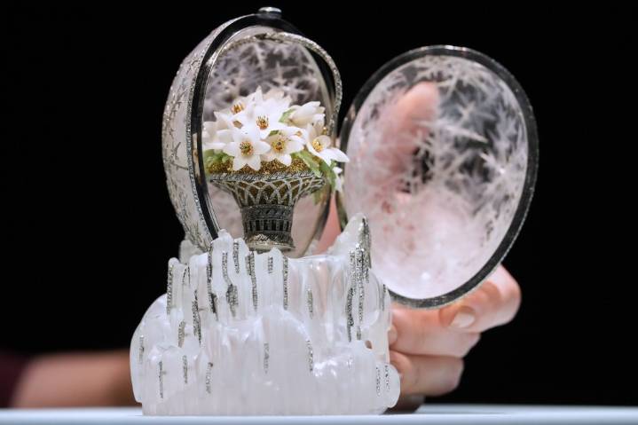 One of last Fabergé eggs in private hands fetches $30.2 million at auction