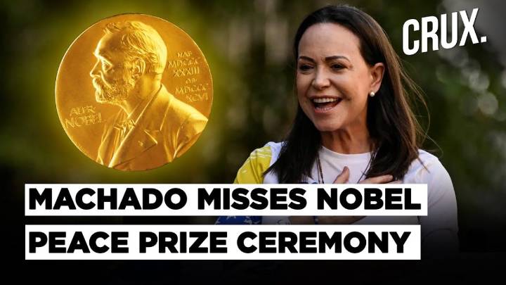 Nobel Peace Prize Winner Maria Machado's Daughter Accepts Award On Her Behalf At Ceremony In Oslo