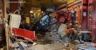 Shocking video shows 90-year-old man speeding, crashing into coffee shop on Thanksgiving