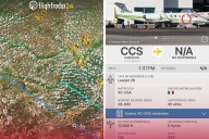 El espacio aéreo venezolano está vacío, salvo vuelos locales… ¡y un avión de la Fuerza Aérea de México!